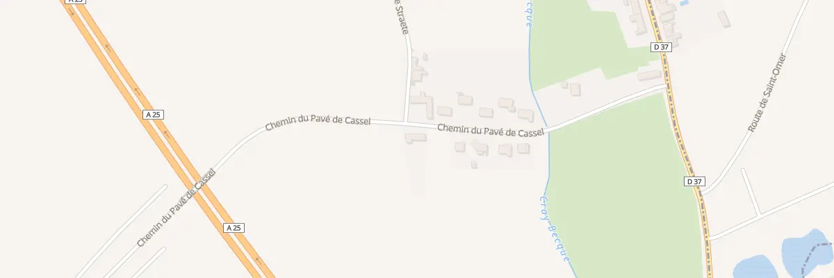 Plan du 275 Che du Pavé de Cassel à Wylder