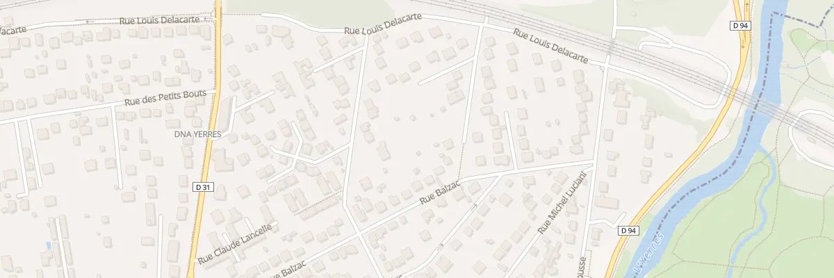 Plan du 16 Rue Berthie Albrecht à Yerres