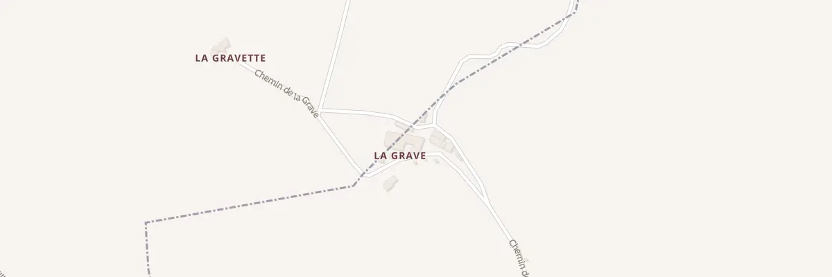Plan du 156 La Grave à Blomac
