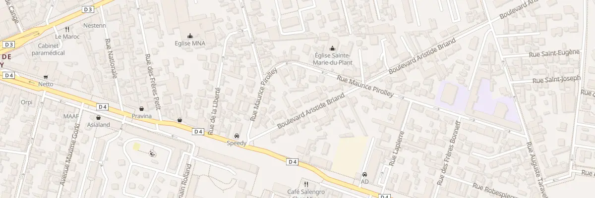 Plan du 13 Bd Aristide Briand à Champigny-sur-Marne