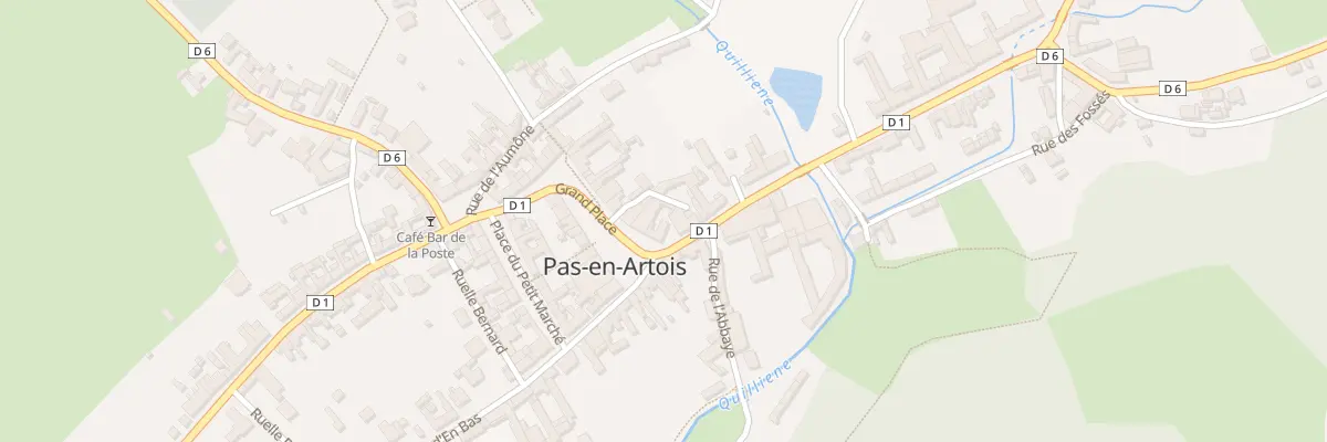 Plan du 10 Gpl Grand Place à Pas-en-Artois