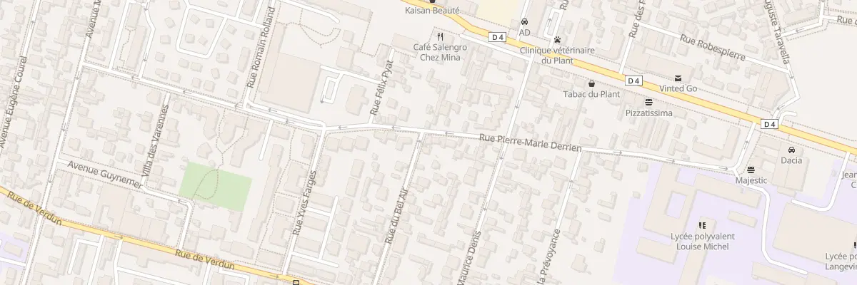 Plan du 33T Rue Pierre Marie Derrien à Champigny-sur-Marne