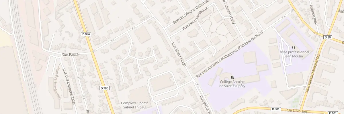Plan du 140 Rue Victor Hugo à Rosny-sous-Bois