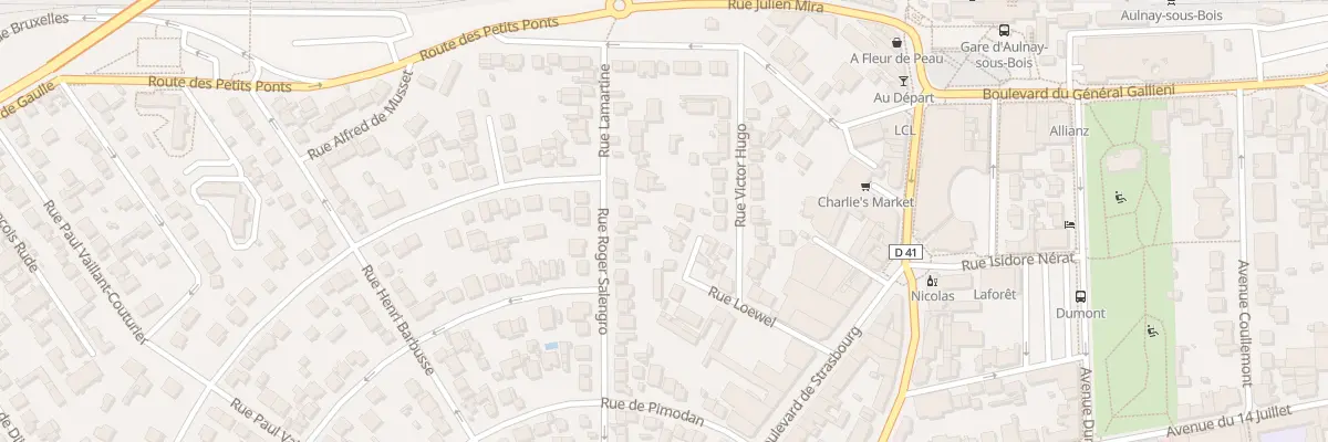 Plan du 23 Rue Loewel à Aulnay-sous-Bois