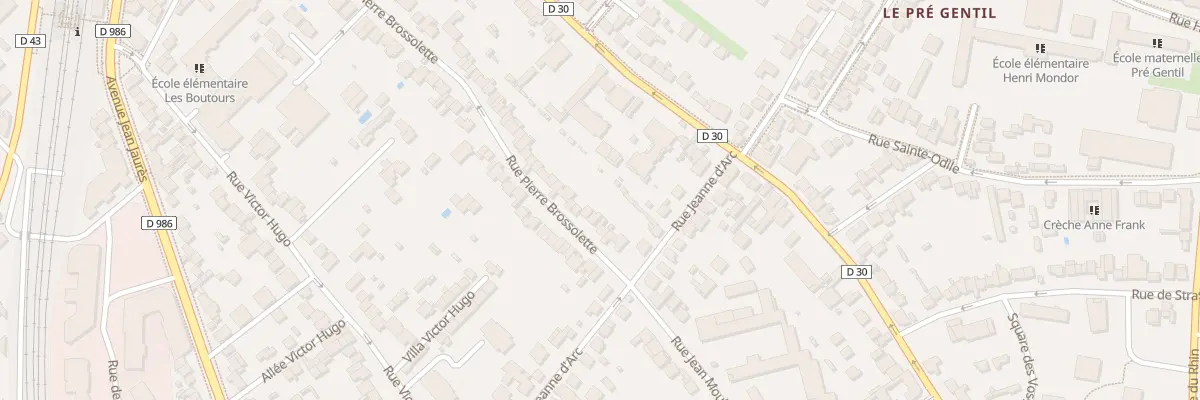Plan du 79 Rue Pierre Brossolette à Rosny-sous-Bois