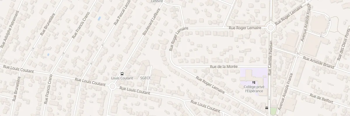 Plan du 40 Rue Roger Lemaire à Aulnay-sous-Bois