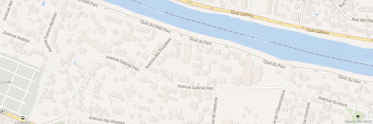 Plan du 4 Quai du Parc à Saint-Maur-des-Fossés