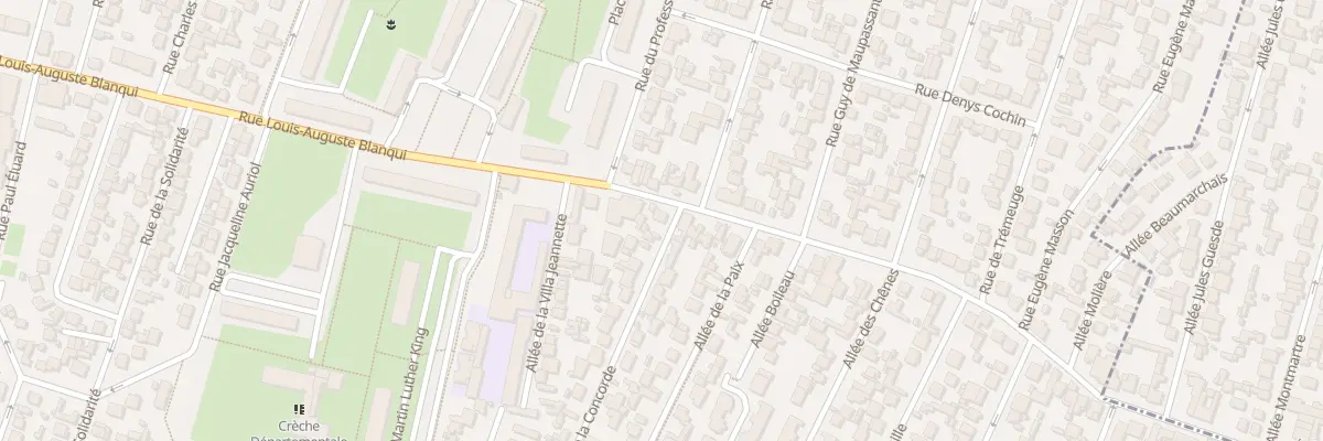 Plan du 144 Rue Louis Auguste Blanqui à Bondy