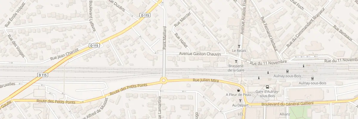 Plan du 23 Av Gaston Chauvin à Aulnay-sous-Bois