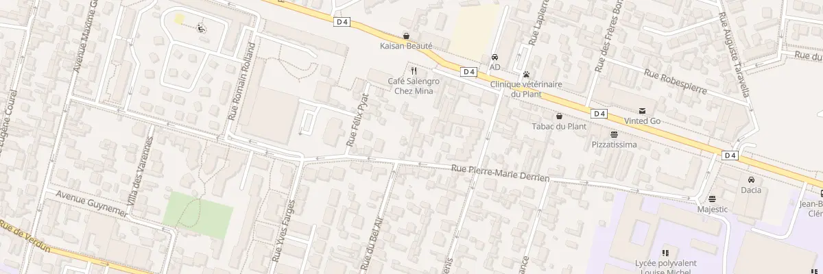 Plan du 42 Rue Pierre Marie Derrien à Champigny-sur-Marne