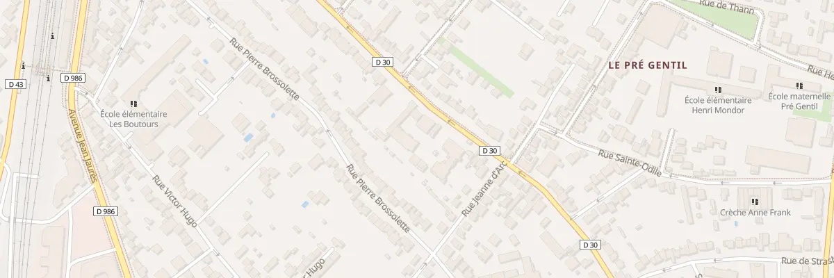 Plan du 100 Rue du Gen Leclerc à Rosny-sous-Bois