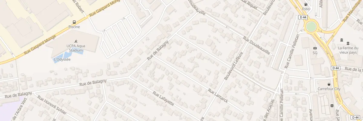 Plan du 26 Rue Lamarck à Aulnay-sous-Bois