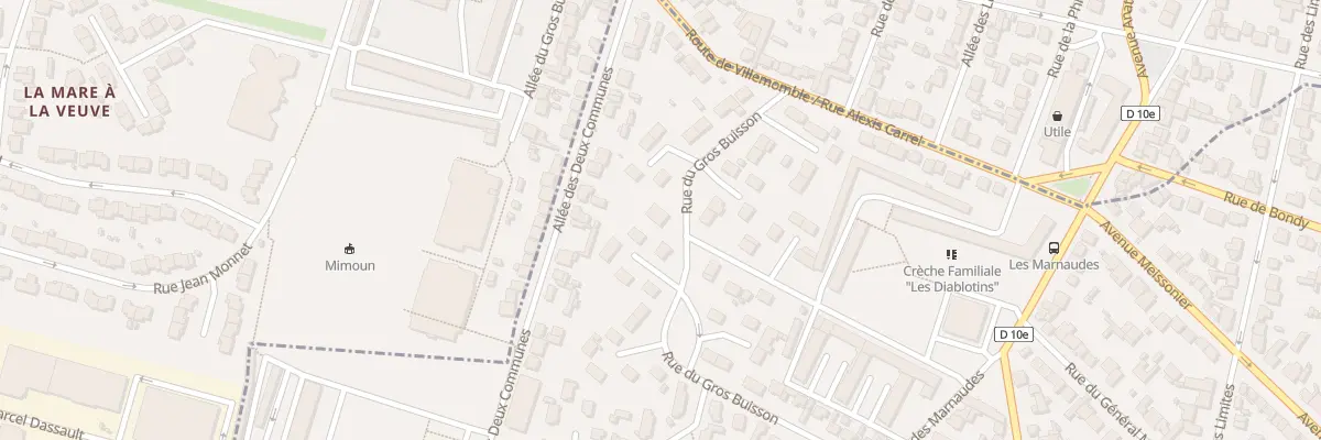 Plan du 69 Rue du Gros Buisson à Villemomble