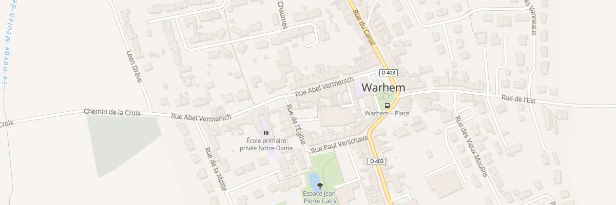Plan du 15 Rue Abel Vermersch à Warhem