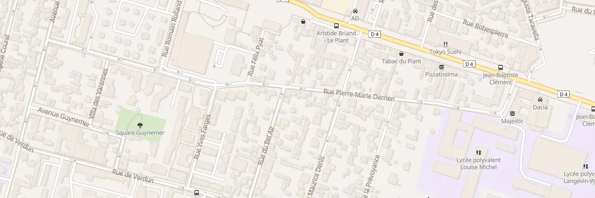 Plan du 33 Rue Pierre Marie Derrien à Champigny-sur-Marne