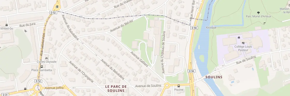 Plan du 4 Av Galliéni à Brunoy