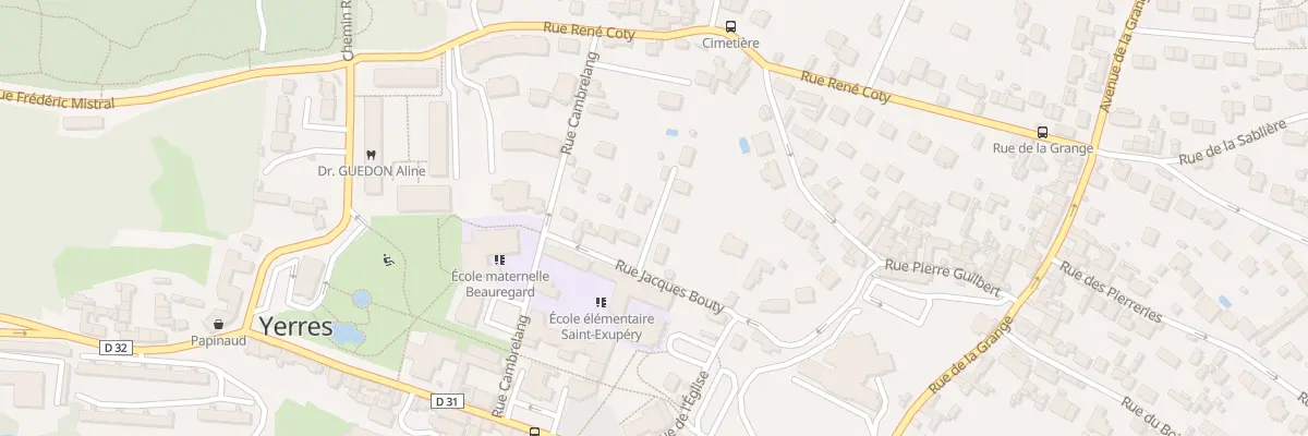 Plan du 10 Rue Jacques Bouty à Yerres
