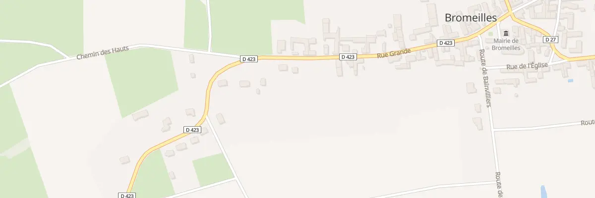 Plan du 259 Rue Grande à Bromeilles