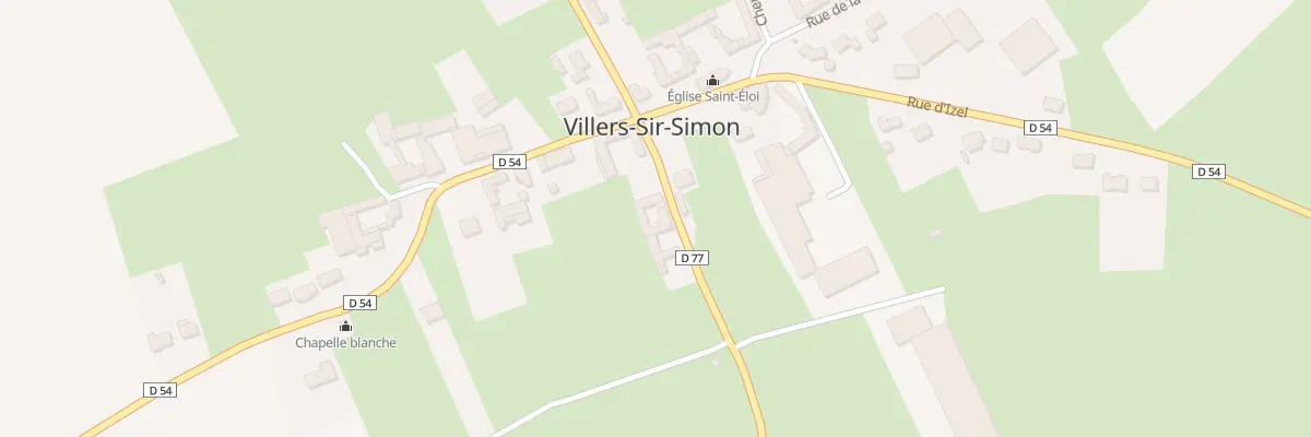 Plan du 1 Rue de Givenchy le Noble à Villers-Sir-Simon