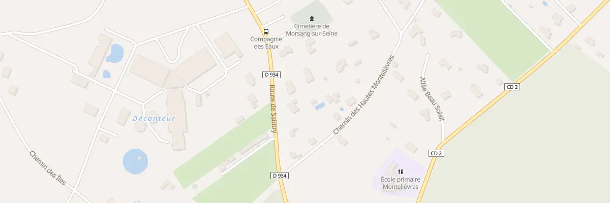Plan du 10 Rte de Saintry à Morsang-sur-Seine