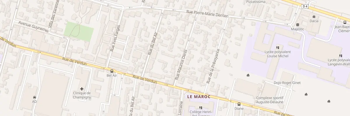 Plan du 30 Rue Maurice Denis à Champigny-sur-Marne