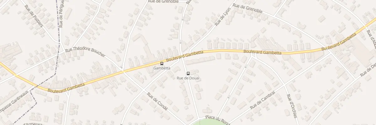 Plan du 106B Bd Gambetta à Marles-les-Mines