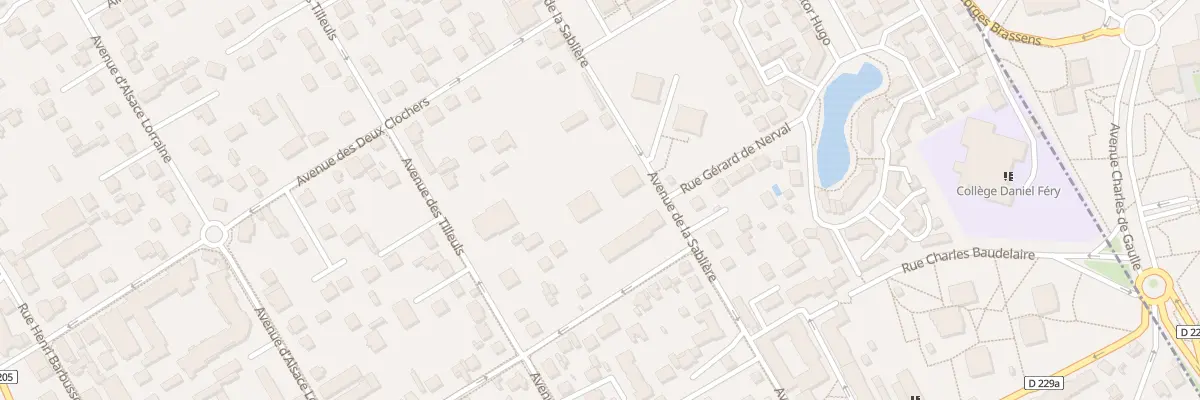 Plan du 28 Av de la Sablière à Limeil-Brévannes