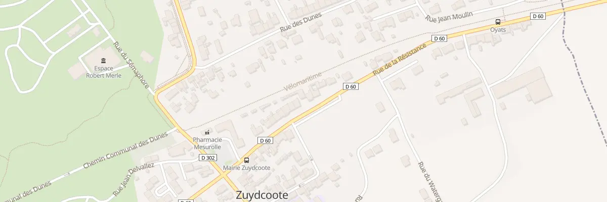 Plan du 31 Rue de la Résistance à Zuydcoote