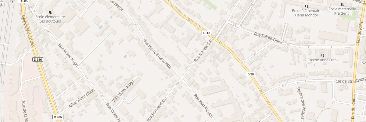 Plan du 87 Rue Pierre Brossolette à Rosny-sous-Bois