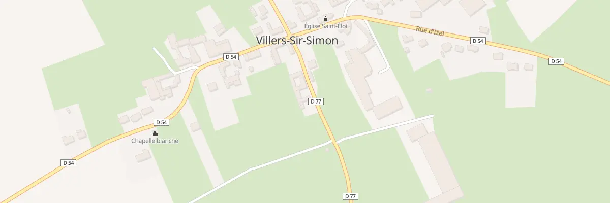 Plan du 3 Rue de Givenchy le Noble à Villers-Sir-Simon