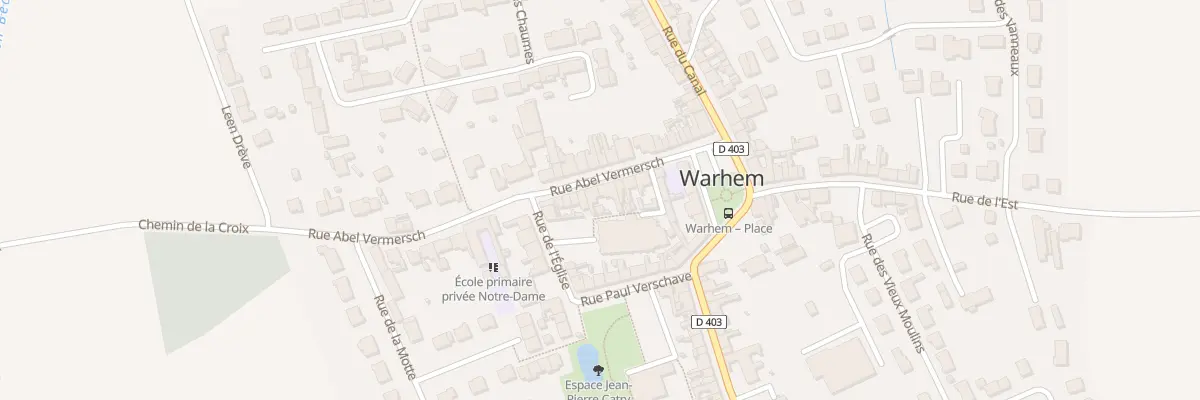 Plan du 9 Rue Abel Vermersch à Warhem