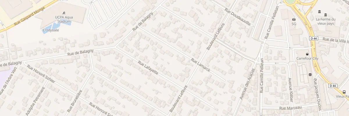 Plan du 19 Rue Lamarck à Aulnay-sous-Bois