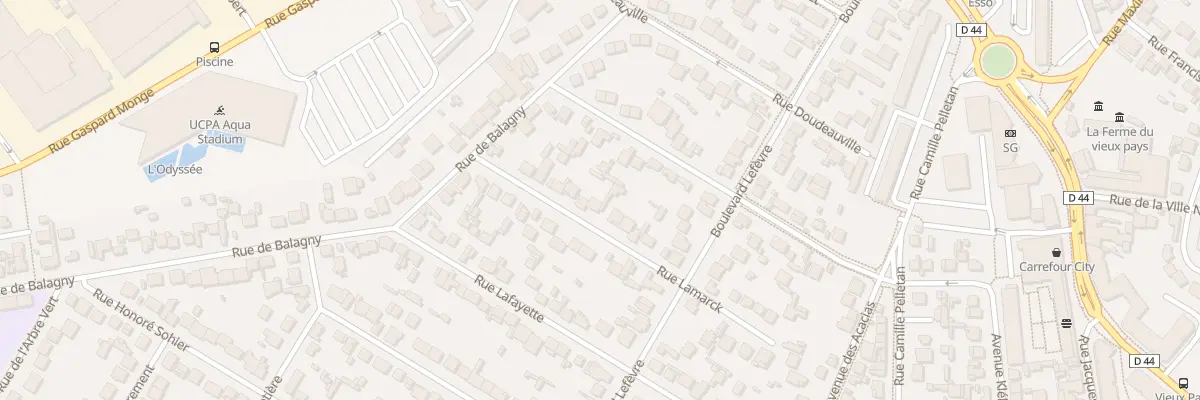 Plan du 20 Rue Lamarck à Aulnay-sous-Bois