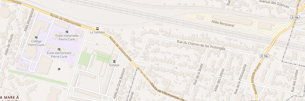 Plan du 6B Rue du Chem de Fer Prolongee à Bondy