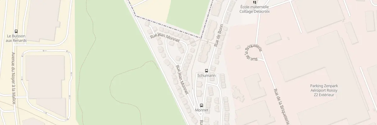 Plan du 12 Rue Jean Monnet à Louvres