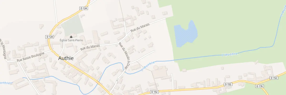 Plan du 5 Rue du Moulin à Drap à Authie