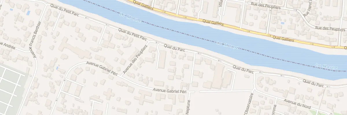 Plan du 6 Quai du Parc à Saint-Maur-des-Fossés