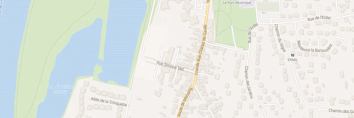 Plan du 124 Gr Grde Rue Charles de Gaulle à Saintry-sur-Seine