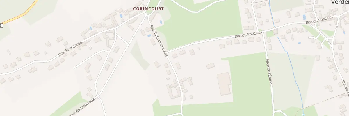 Plan du 33 Rue du Ponceau à Verderonne