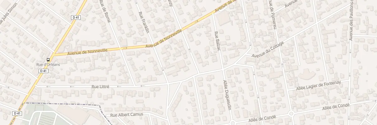Plan du 28 Rue de Chanzy à Aulnay-sous-Bois
