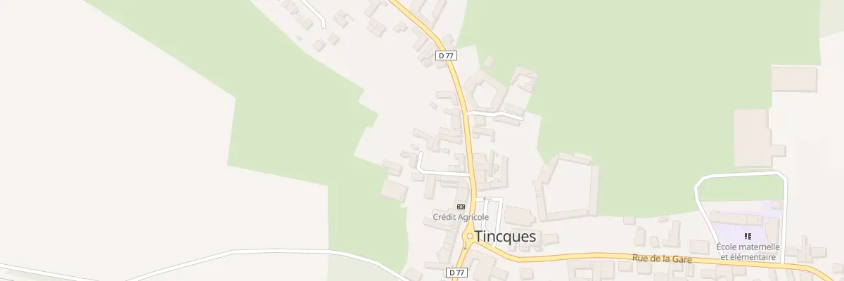 Plan du 9 Rue des Moines à Tincques