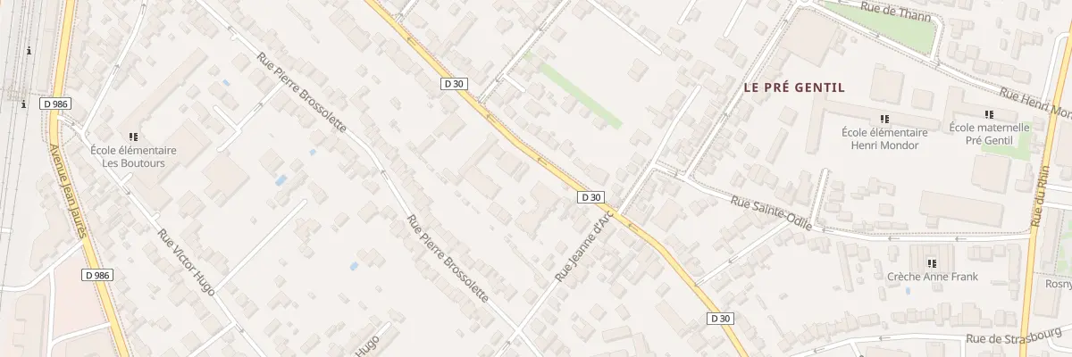 Plan du 104 Rue du Gen Leclerc à Rosny-sous-Bois