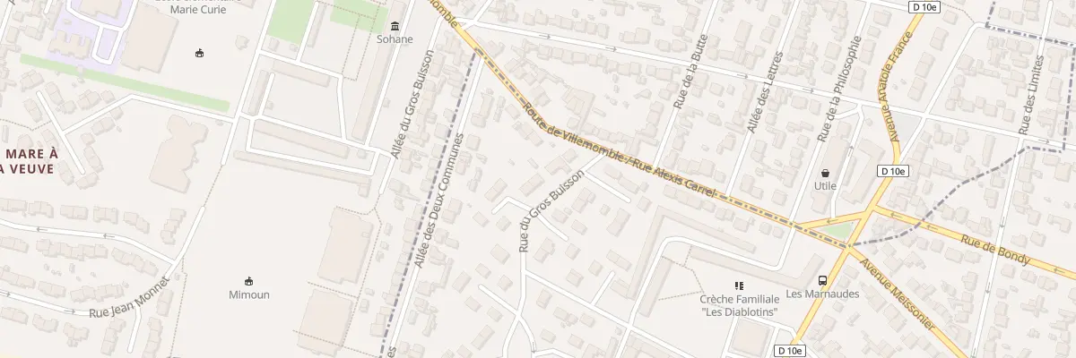 Plan du 81 Rue du Gros Buisson à Villemomble