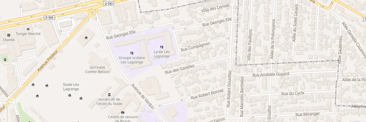 Plan du 22 Rue des Gazelles à Bondy