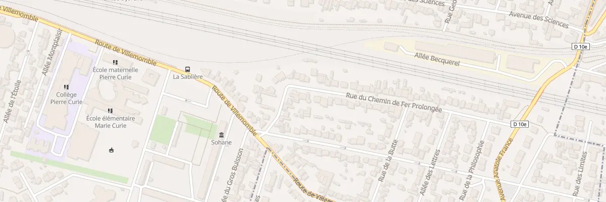 Plan du 12 Rue du Chem de Fer Prolongee à Bondy
