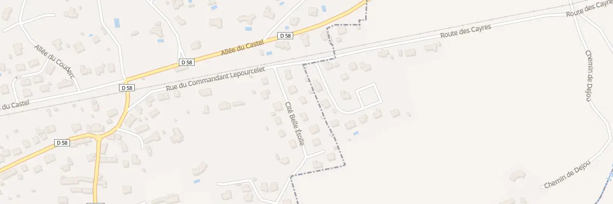 Plan du 6 Belle Etoile à Arpajon-sur-Cère