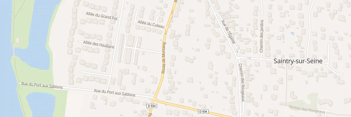 Plan du 29 Rte de Morsang à Saintry-sur-Seine