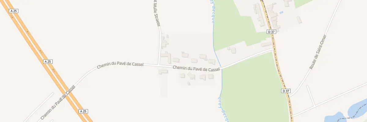 Plan du 220 Che du Pavé de Cassel à Wylder