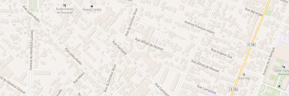 Plan du 8 Rue Alfred de Musset à Saint-Maur-des-Fossés