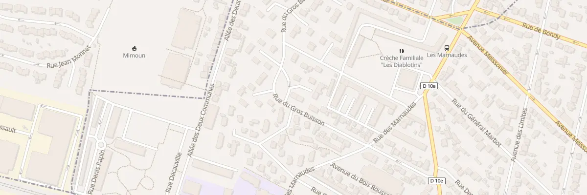 Plan du 42 Rue du Gros Buisson à Villemomble